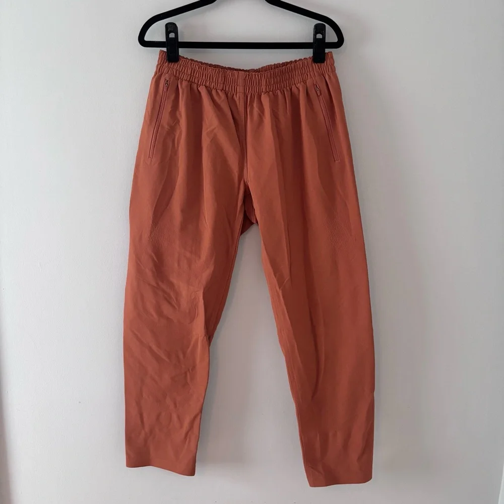 outdoor voices - rectrek pant athletic bottoms outdoor crop zip pockets orange - Picture 2 of 7